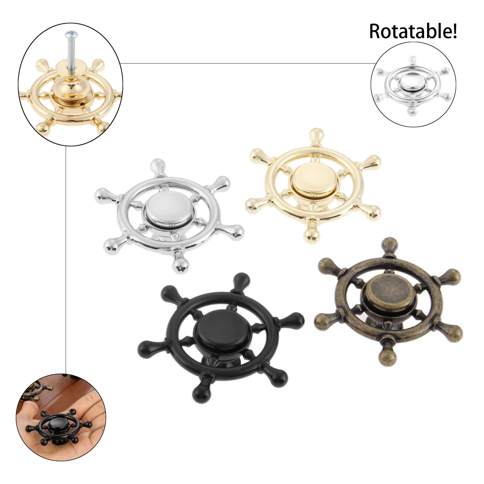 Вращающаяся Мебельная ручка DRELD креативные ручки для мебели подставка шкафа