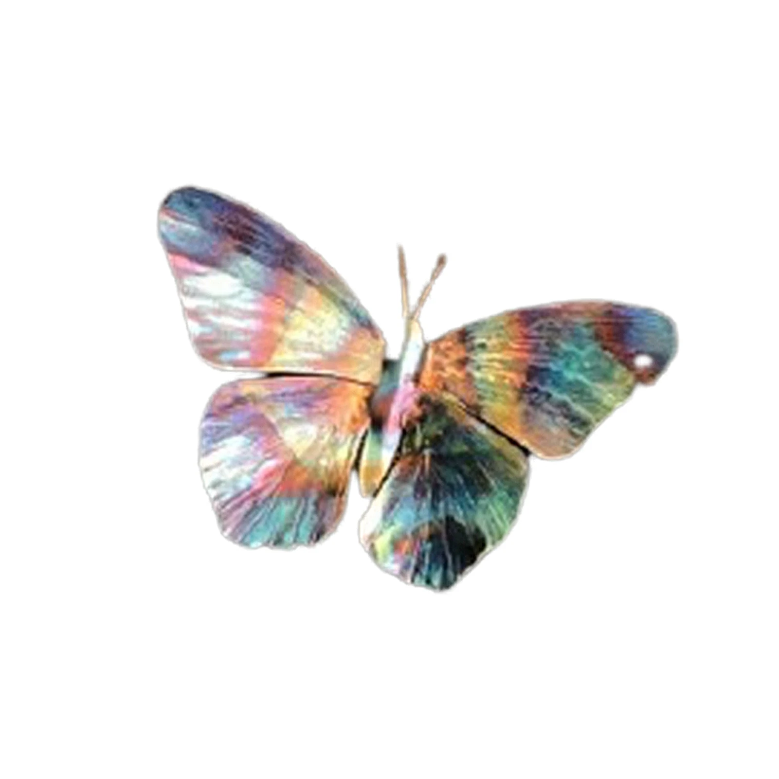 

Colorful Metal Butterfly Ornament Creative Wall Hanging Crafts Decoration for Garden Courtyard Lawn DC120