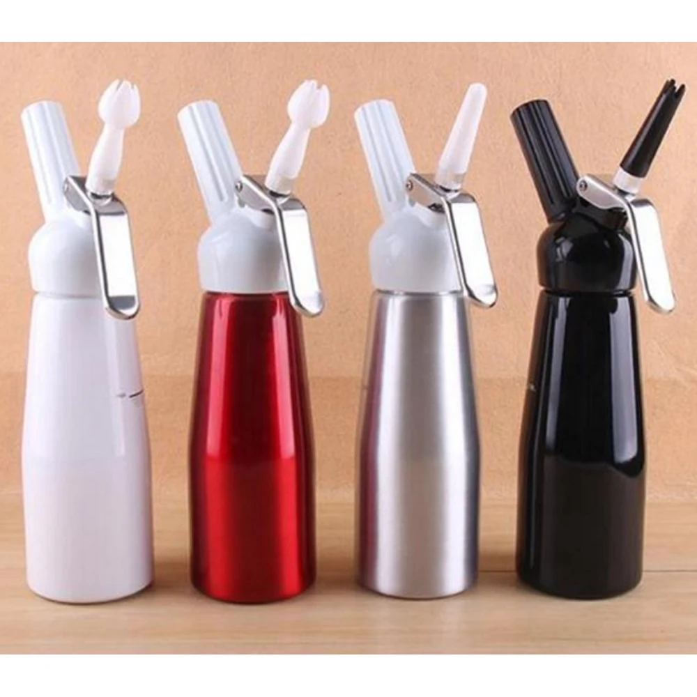 

500 ml Portable Aluminum Whipped Dessert Cream Dispenser Whipper Professional Foam Cake Maker New