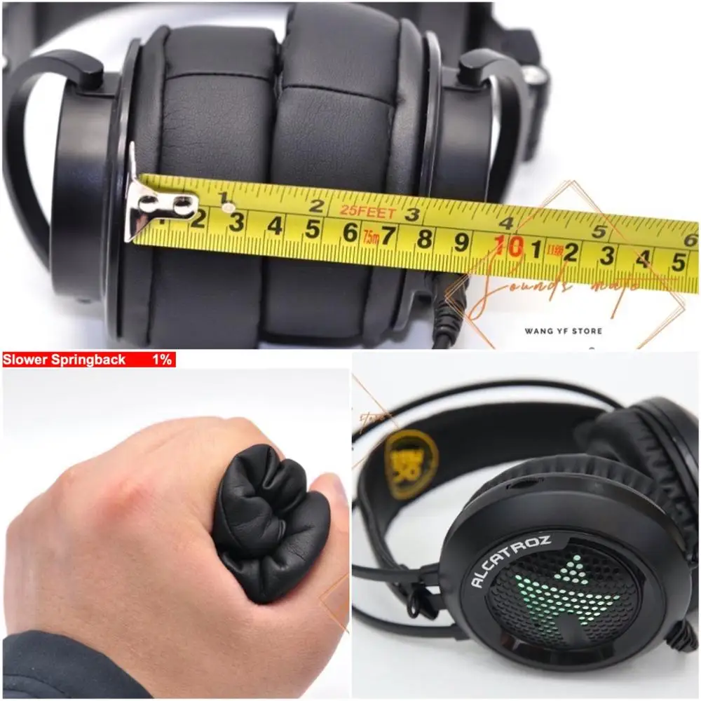 Супер толстые мягкие амбушюры с эффектом памяти подушка для наушников Alcatroz X-Craft