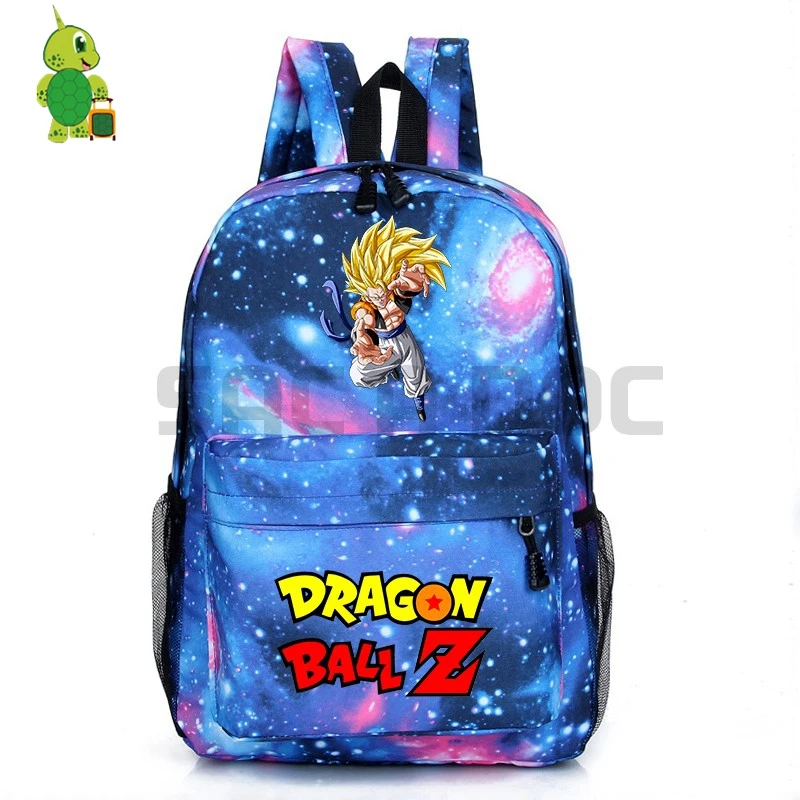 2 Mochila Dragon Ball Z рюкзак Goku Super Saiyan для мальчиков и девочек рюкзак для подростков школьные сумки галактика Звездная ночь дорожная сумка - Цвет: 2