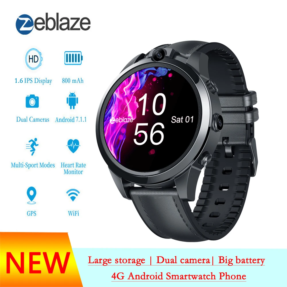 Смарт часы Zablaze THor 5 pro Android телефон разблокировка лица двойная камера 800 мАч