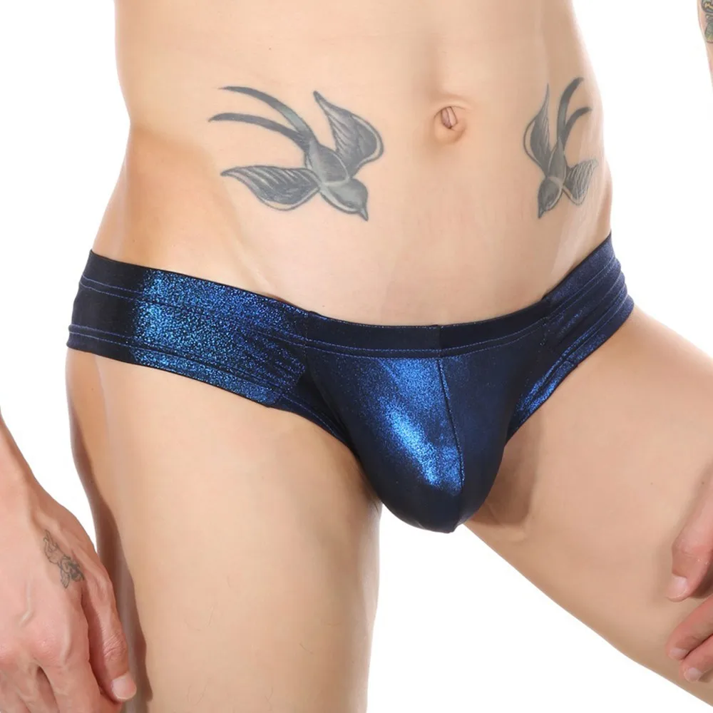 

Bkini Briefs Boxer Shorts Breathable Comfortable Faux Leather Lingerie