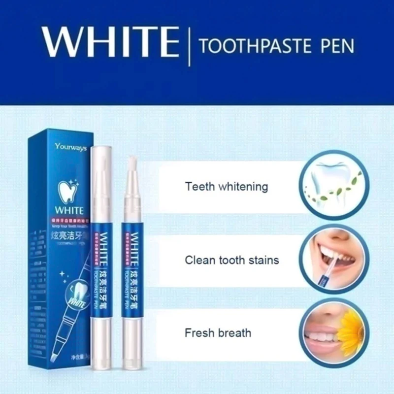 

1Pc Natural Teeth Whitening Gel Pen Oral Care Remove Stains Tooth Cleaning Teeth Whitener Tools Oral Teeth Hygiene Tools