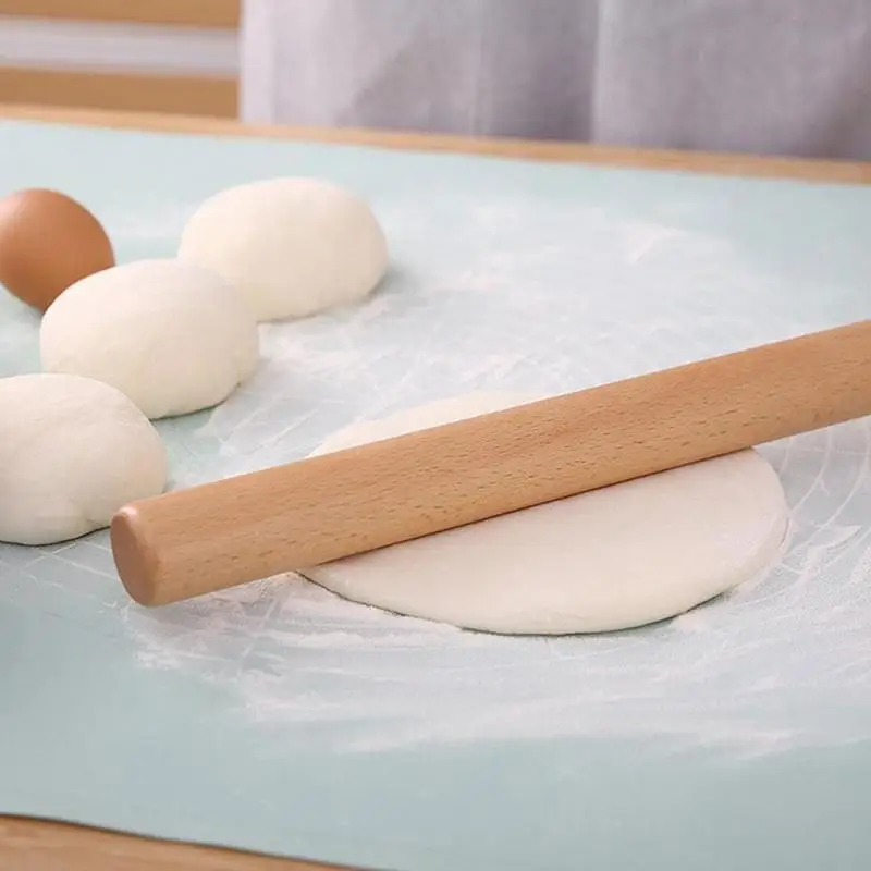 

Dough Baking Tools Pastry Roller Stick Kitchen Rolling Pin Wood Noodle Pin Making Flour Foods Accessories