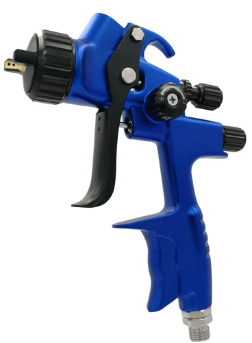 

Blue Limited Edition LVLP Spray Paint Gun-1.3/1.4 Tips with 600 tank for Car New Design Painted pistol Air Sprayer gun