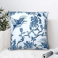 classic chinoiserie square pillowcase cushion cover creative home decorative polyester throw pillow case sofa seater nordic