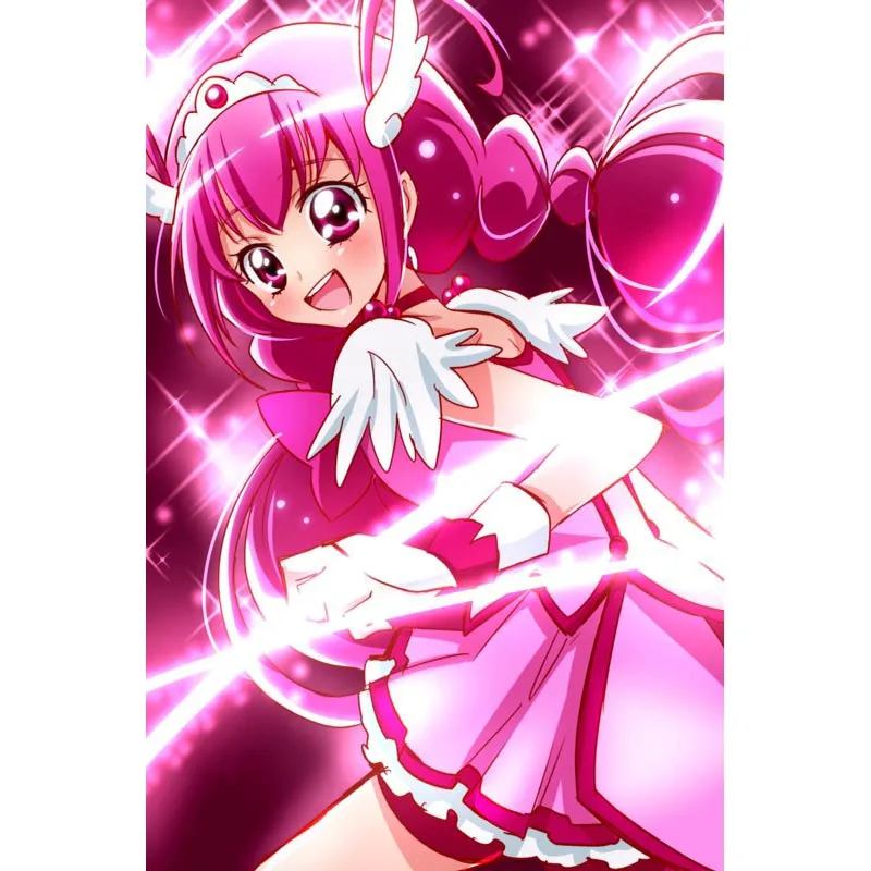 Красивая аниме улыбка прелечение! Настенный художественный постер картина