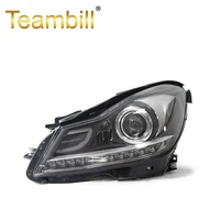 teambill auto xenon headlight for mercedes w204 c class head lamp c180 with hid bulb 2011 2014 year