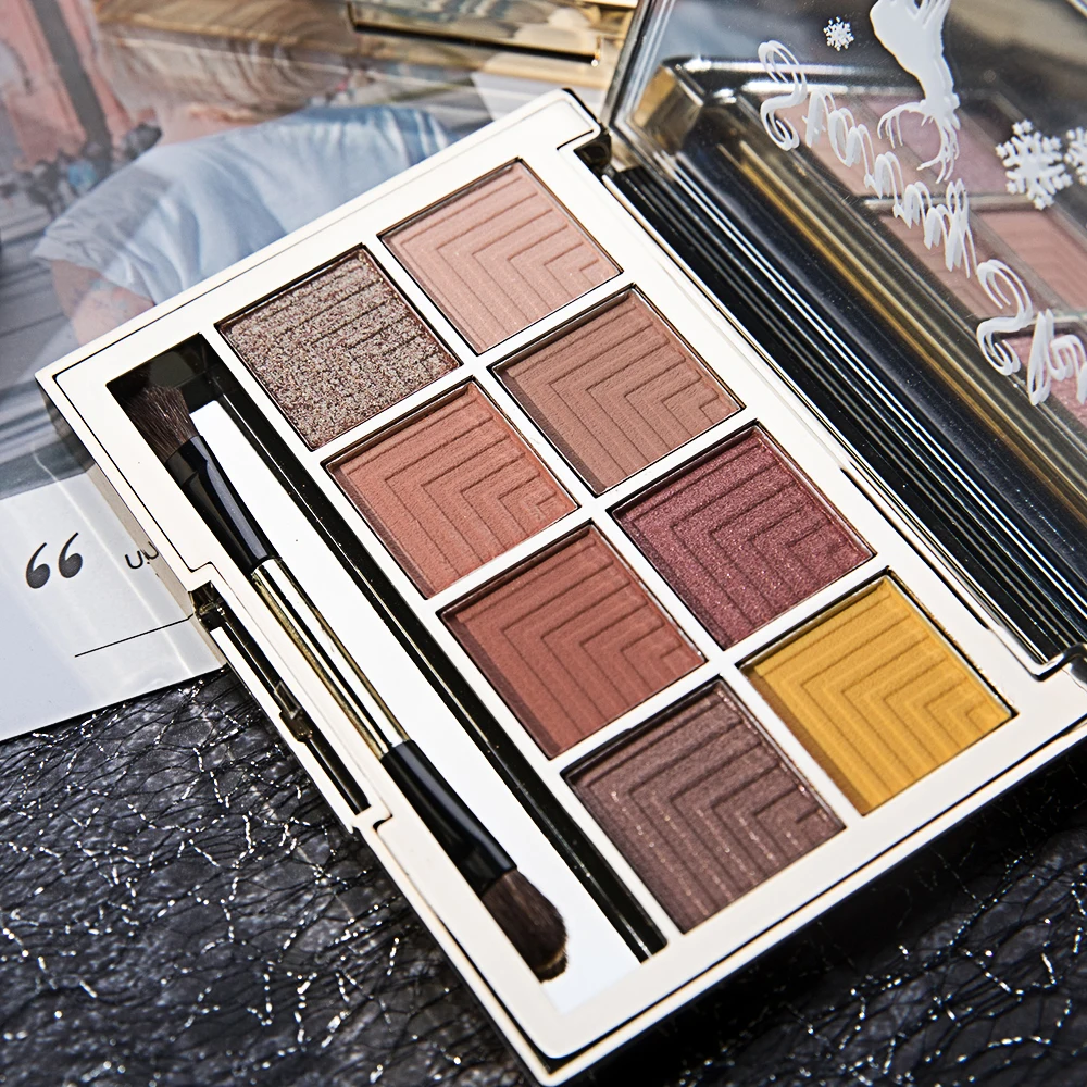 Hojo зыбучий песок тени для век Палитра мерцающие матовые пигмент