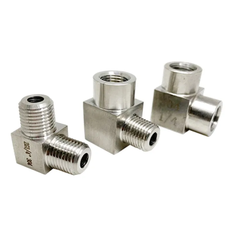 1/8" 1/4" 3/8" 1/2" 3/4" 1" BSP Female Male Thread 304 Stainless Steel Elbow High Pressure Resistant Pipe Fitting Connector