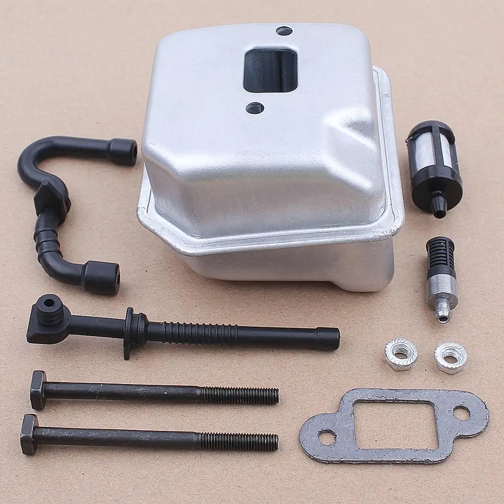 Глушитель прокладка w/болты топливный масляный фильтр шланг комплект подходит