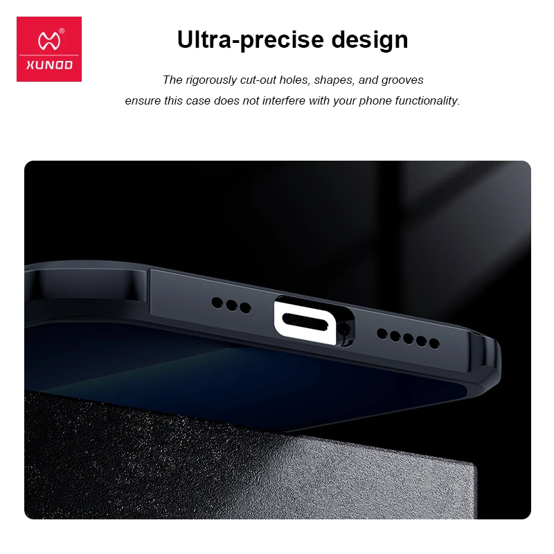 Защитный чехол XUNDD для iPhone 14 11 12 13 Pro Max противоударный с подушкой безопасности