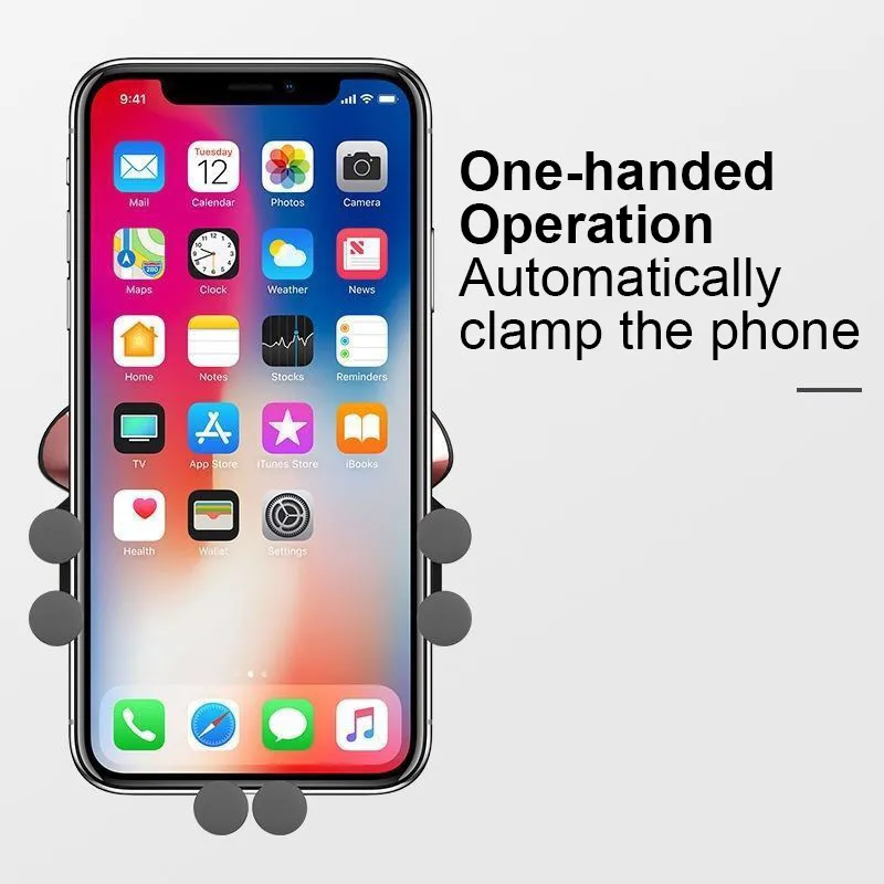 Гравитационный Автомобильный держатель для телефона в автомобиле крепление на