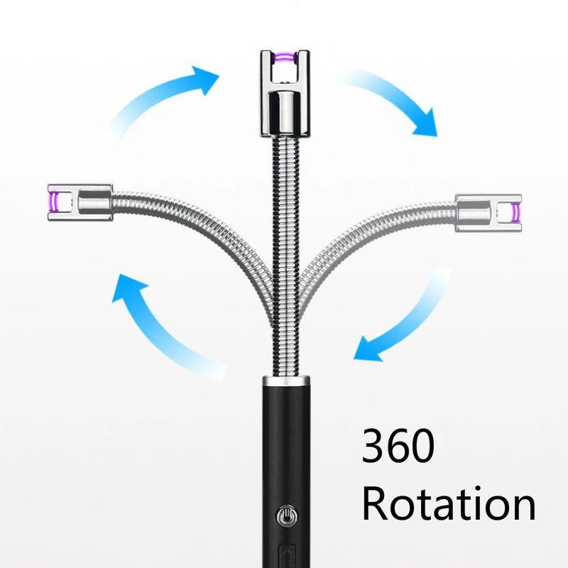Новая зажигалка для барбекю с USB зарядкой фонарь шлангов электрическая