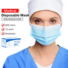 Активированный уголь хирургические маски одноразовые медицинские маски для лица нетканый материал, изготовленный аэродинамическим способом по технологии 3-слойный рот маска в ассортименте 12h экспресс-доставка