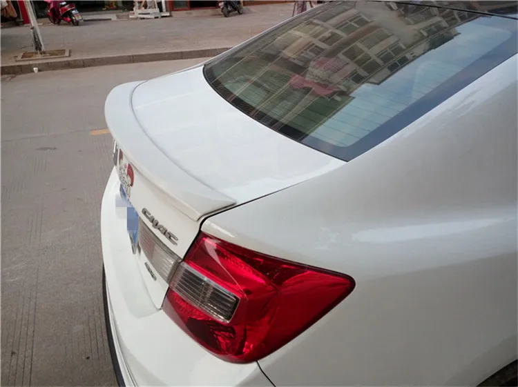Спойлер для HONDA Civic 2012-2014 спойлер civic высокого качества из ABS материала заднее