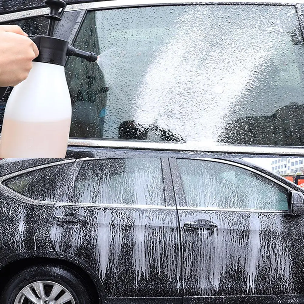 

1 Pcs HDPE 1.5l Car Wash Sprayer Foam Spray Nozzle Foam Sprayer Auto Sprayer Plastic For Household Window Foam Watering Can