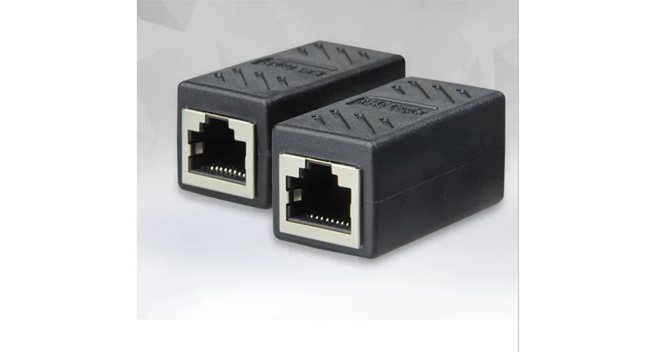 RJ45 Женский к женскому сетевому кабелю Разъем Ethernet кабель адаптер для мини двойной RJ45 интерфейсы адаптер удлинитель инжектор