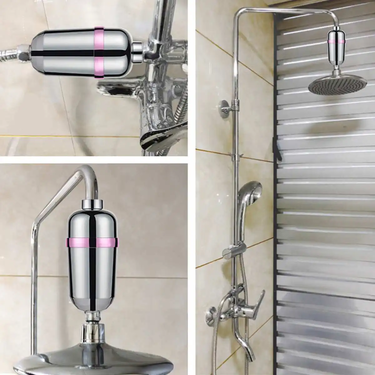 15 Bathroom Shower Filter Bathing Water Filter Purifier Water Treatment Health Softener Chlorine Removal Water Purifier
