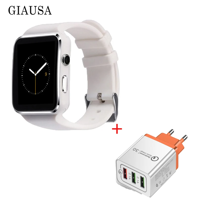 Новое поступление X6 Смарт-часы с камерой сенсорный экран поддержка sim-карты TF