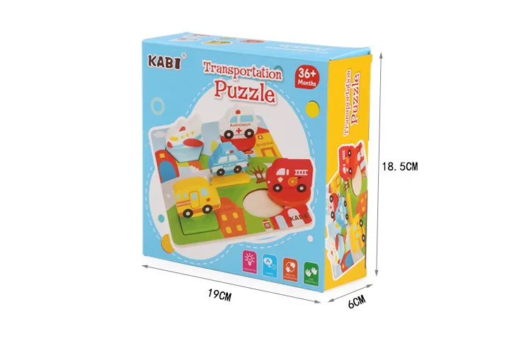 

Children's Wooden Cartoon Anime Assembly,3D jigsaw Puzzles Toys,Animal Insects Vegetables Fish Car 6 set,Wood puzzle Educational