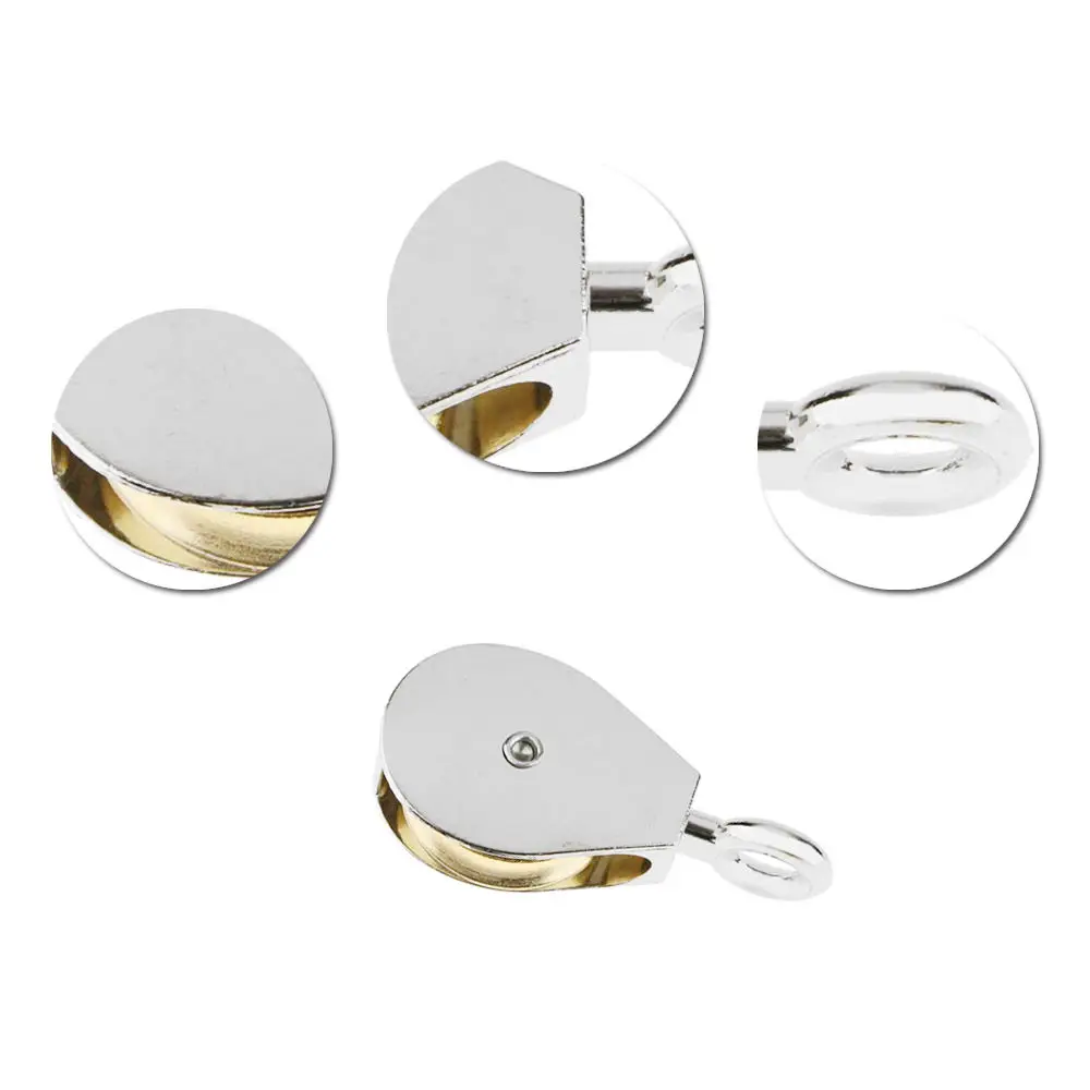 Миниатюрный фиксированный шкив вертлюг из нержавеющей стали подъемный трос