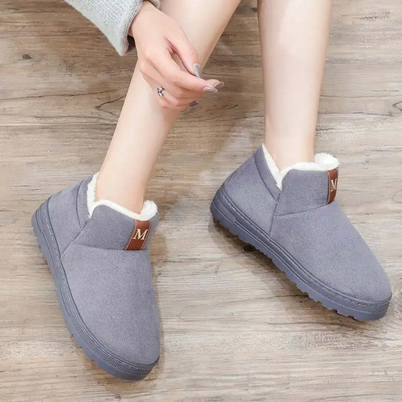 Зимние тапочки женские меховые сланцы теплые домашние домашняя обувь для пола