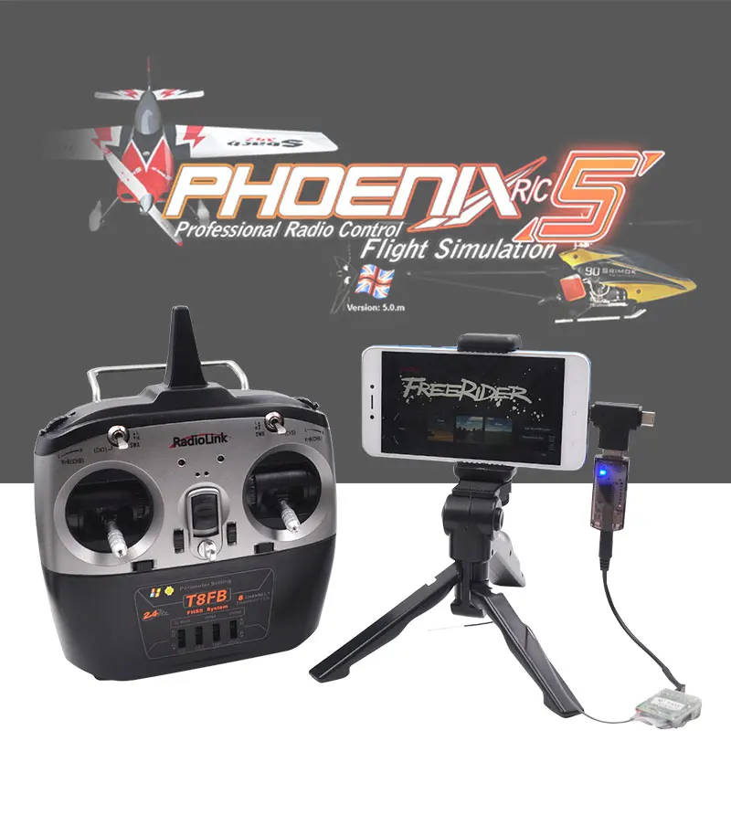 USB симулятор полета для Flysky i6x/Radiolink T8FB/ Radiolink AT9s AT10 /8 в 1 RC/беспроводной Realflight G7 phoenix