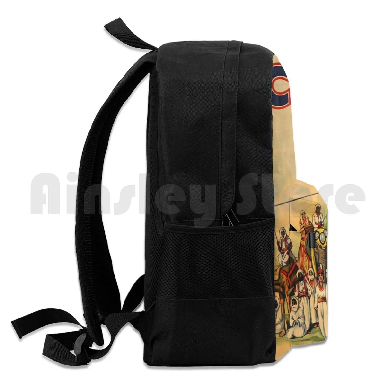 Винтажный цирковый постер-цирковой походный рюкзак Hagenbeck Wallace водонепроницаемый