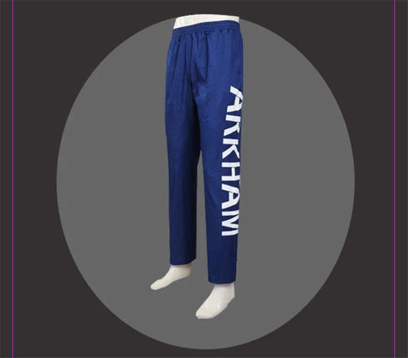 

Men Movie Anime Character Joker PU Long Jacket Pants Halloween Cosplay Costumes Party Role Playing Dress Up Outfit Carnival Suit