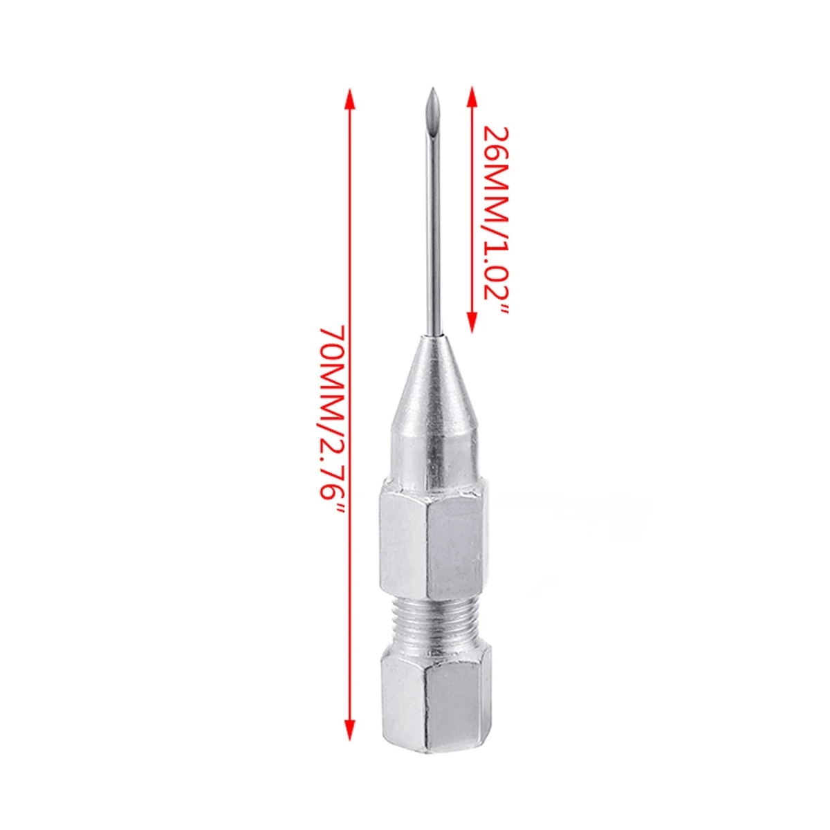 1Pc Needle Nose Grease Tool Dispenser Nozzle Adaptor Accessories For Gun Shafts |