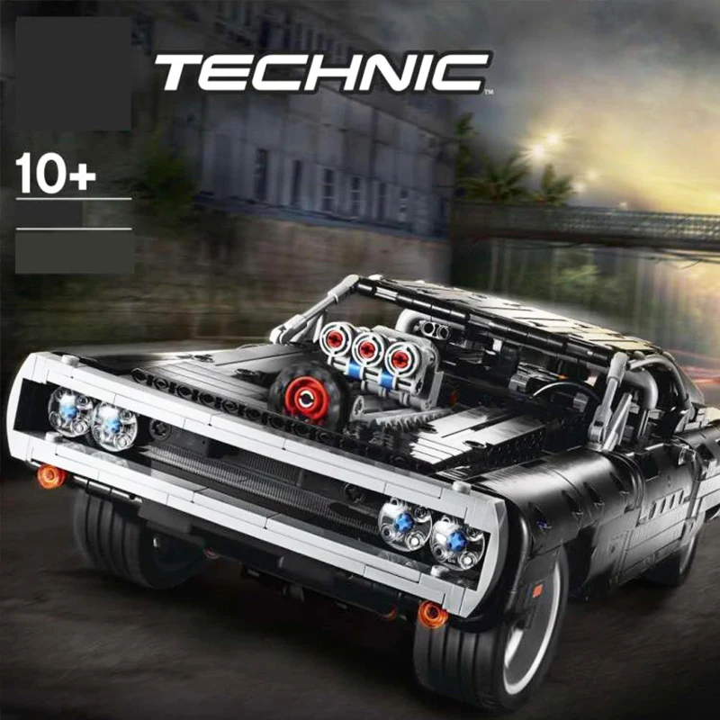 

2022 New Technical Car Series Supercar Dom S Dodged Charger 42111 Model Blocks Building Blocks Bricks Toy
