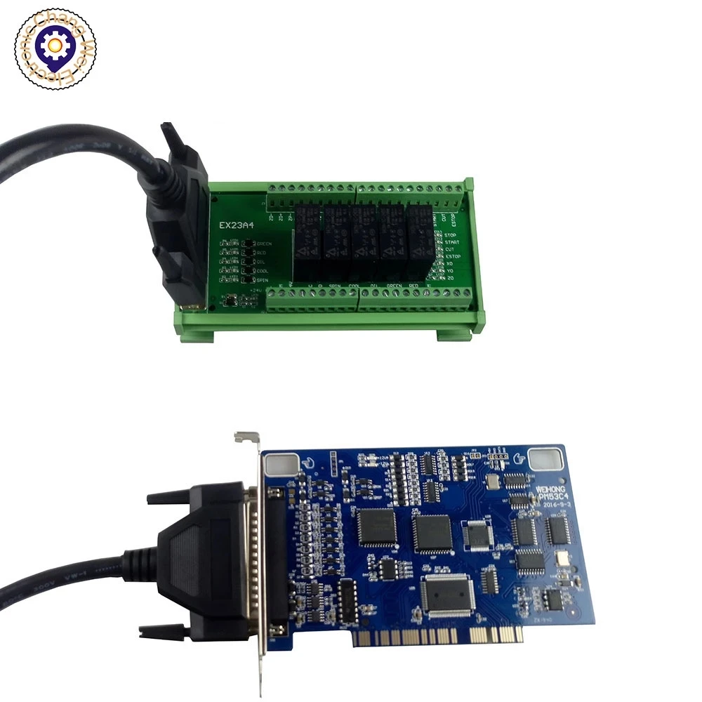 ЧПУ 3 оси NcStudio контроллер PM53C 160 кГц PCI для гравировального станка с поддержкой WCS G54