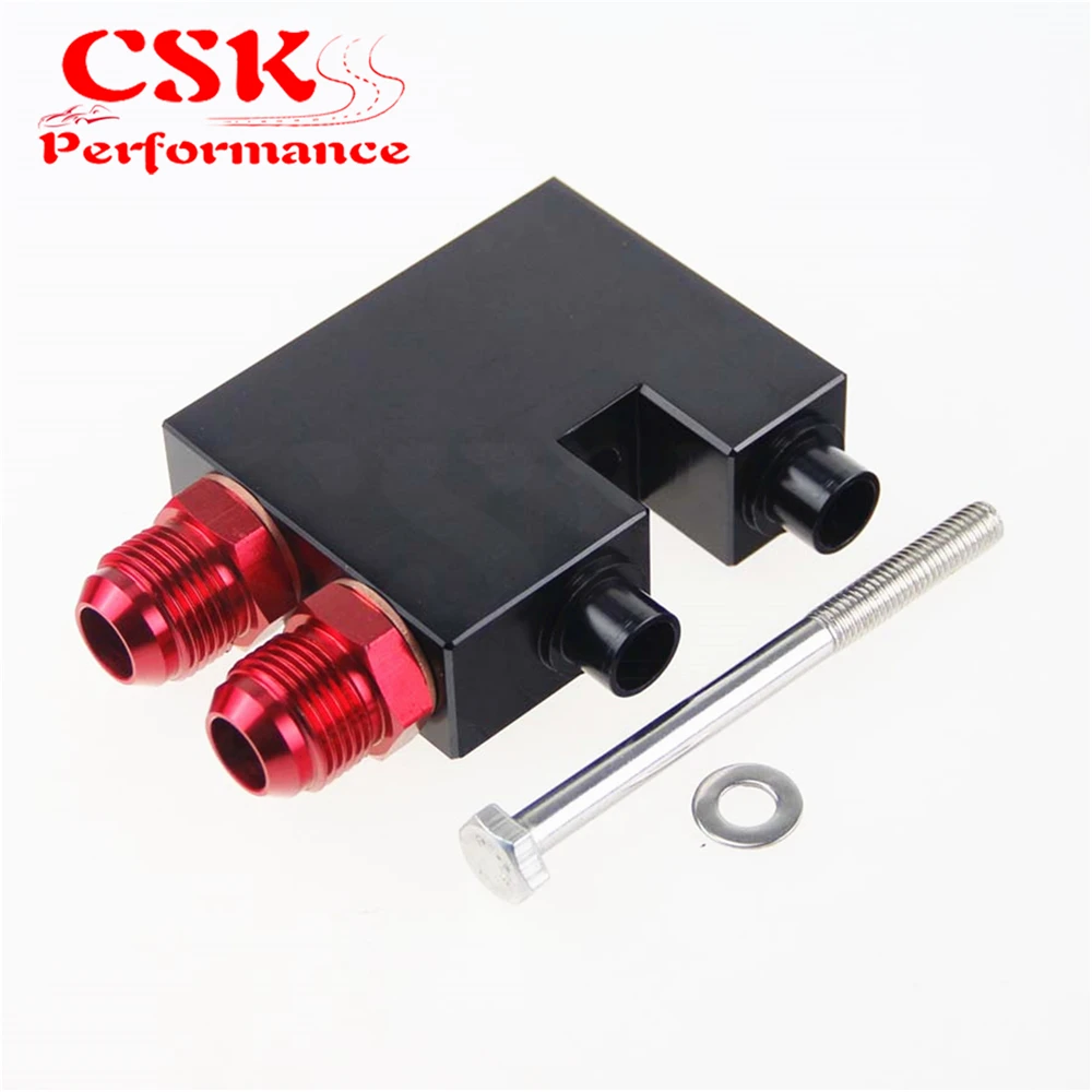 Адаптер масляного фильтра AN10 подходит для охладителя BMW N54 135i (E82) 335i (E90 E92 E93) черный