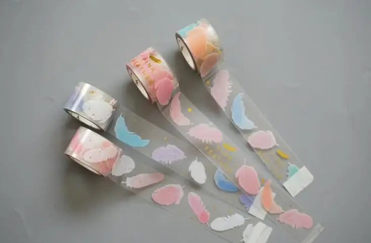 1 шт. милый 3 см звезда планета перо серии ПЭТ клей васи клейкие ленты DIY Скрапбукинг наклейка этикетка Маскировочные ленты Канцелярские