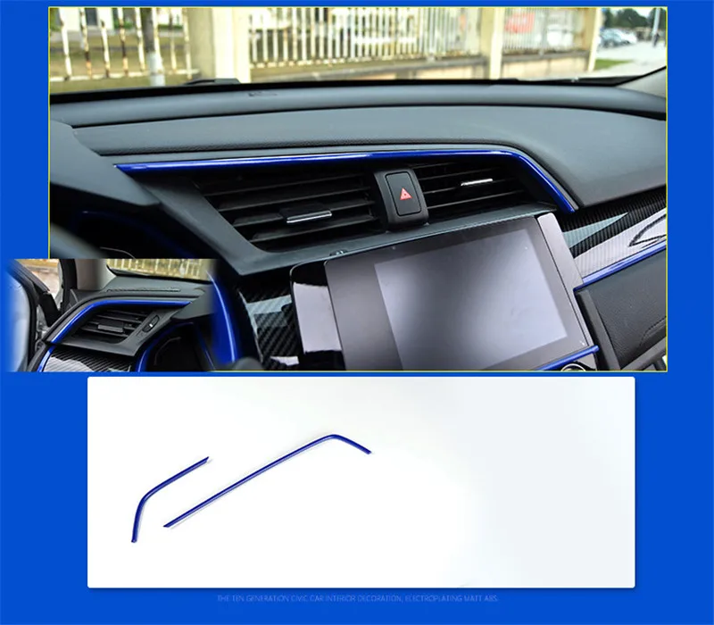 Обшивка Рамы воздуховыпускного отверстия автомобиля из АБС пластика 2 цвета