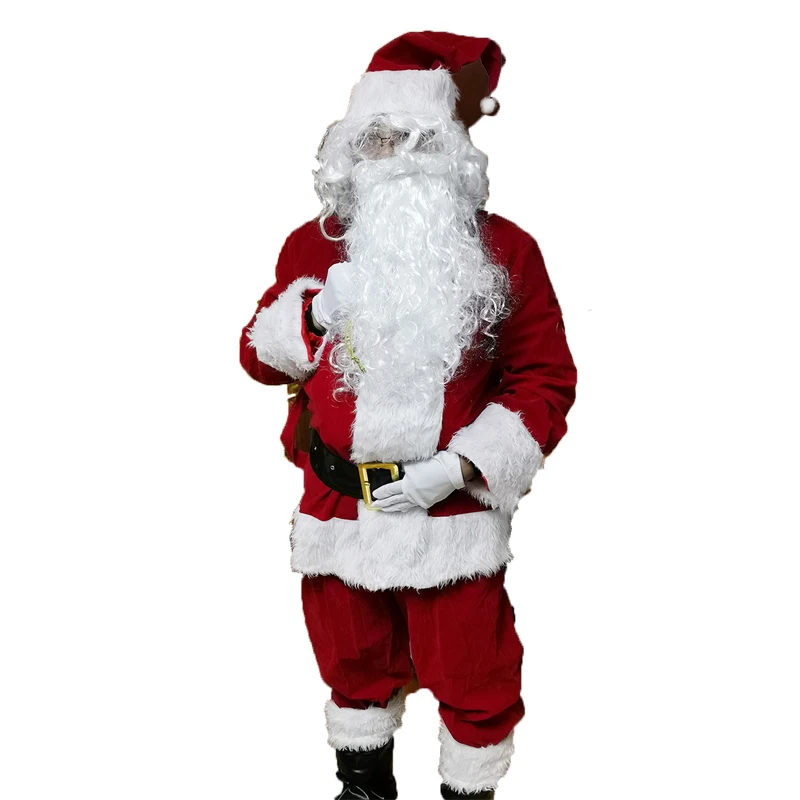 

Clothing High-end Santa Claus Christmas Velvet Old Man Put Festival Speacial