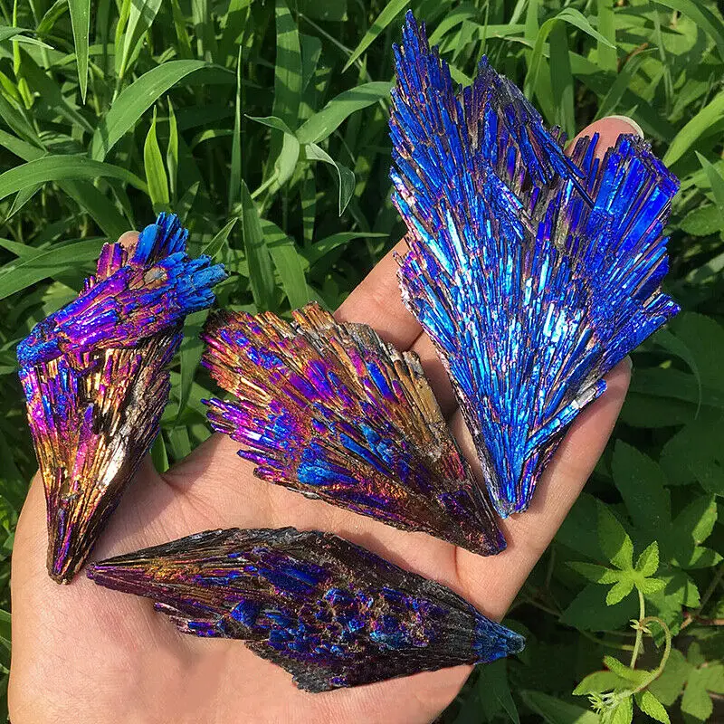 Природный кристалл кварца Радужный титановый кластер минеральный камень Рэйки с