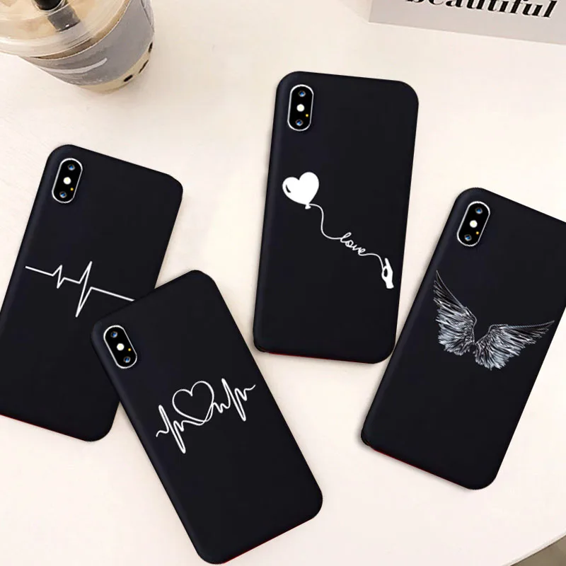 Чехлы GYKZ для телефонов с абстрактным рисунком сердечками iPhone 7 XS MAX 11 Pro XR X 6 6s 8 Plus