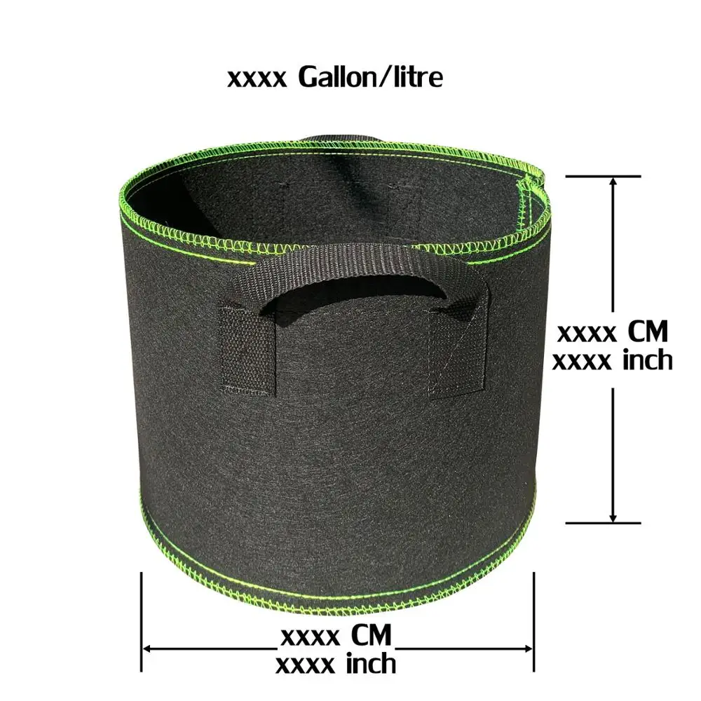 Женский горшок из нетканого материала с ручками экологически чистый мешок для