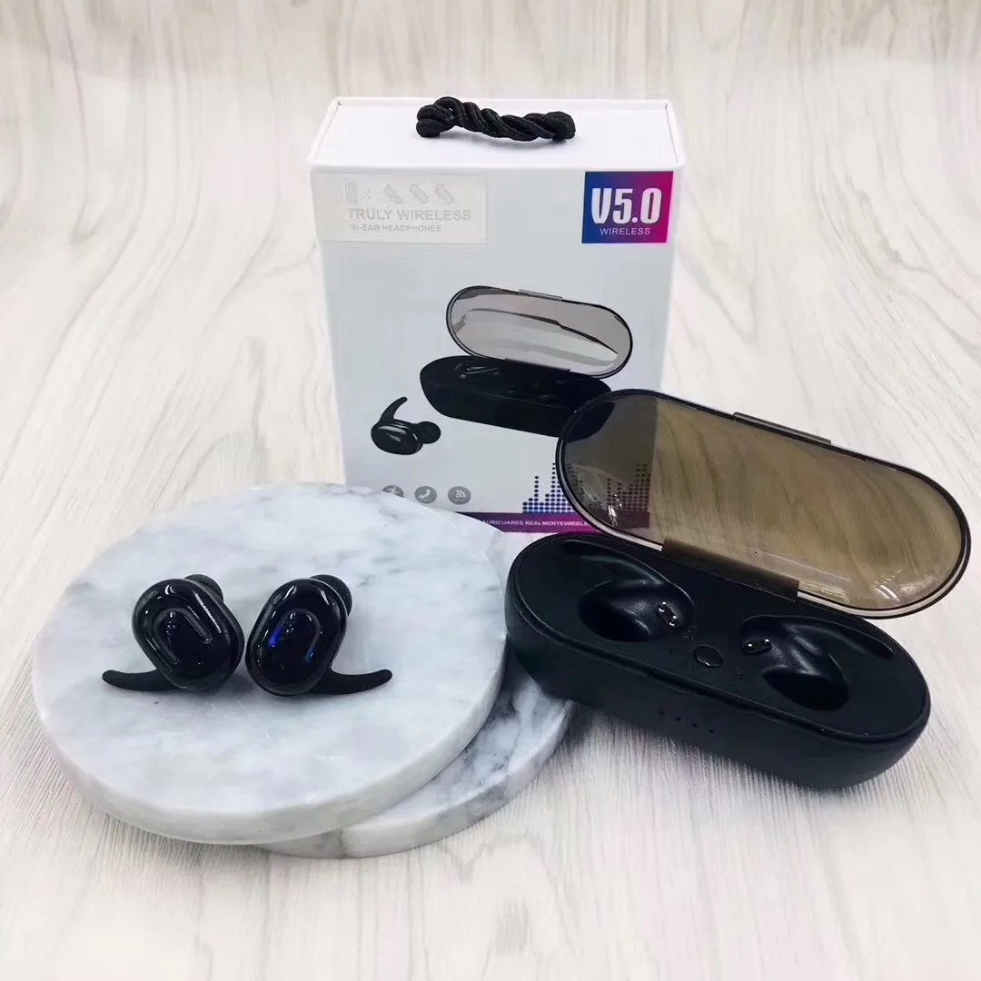 TWS-1 Bluetooth V5.0 Earbuds Dual Ear Stereo Mini Wireless Sports Earphone In-Ear Touch Control Running True Wireless vs i12 i9s