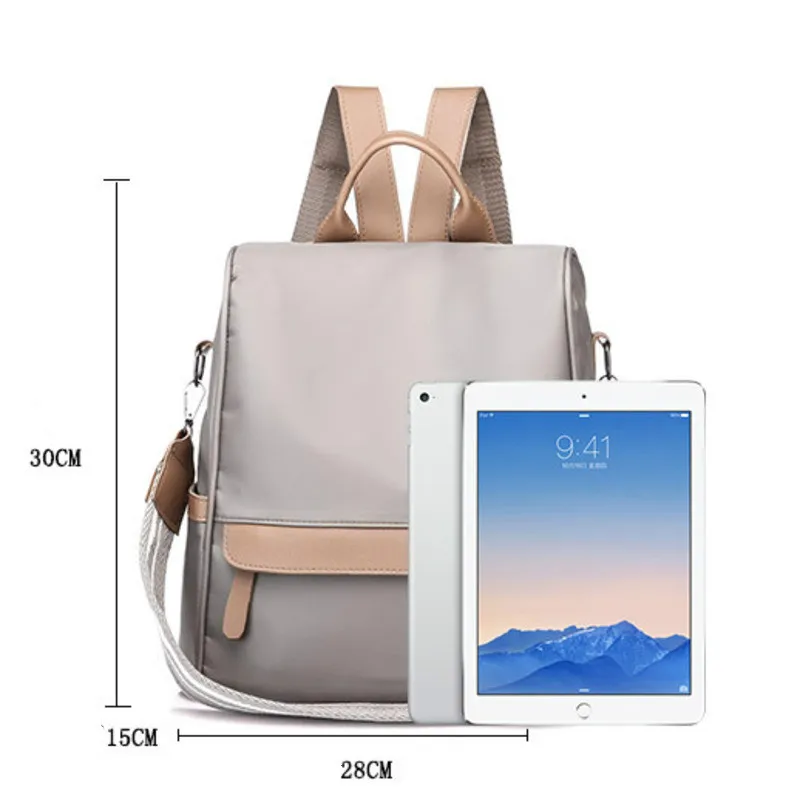 

Female School Bags For Teenage Girls 2020 Nylon Travel Backpack Women Mochilas Sac A Dos Ladies Laptop Rucksack Men Bag Pack