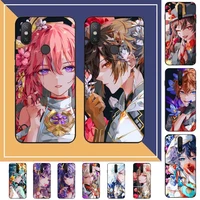 FHNBLJ Genshin Impact Raiden Shogun Baal Phone Case for Redmi Note pro max lite pro