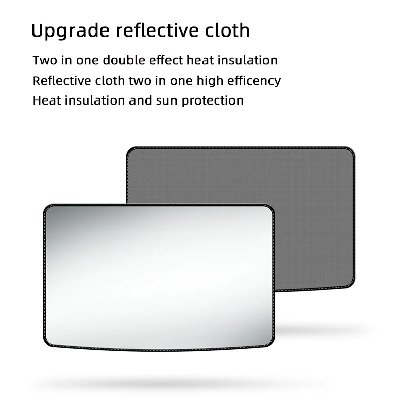 

Car Skylight Blind Shading for Tesla Model 3 and Model Y New Style Gray/Stars Color/Black Net Glass Roof Sunshade