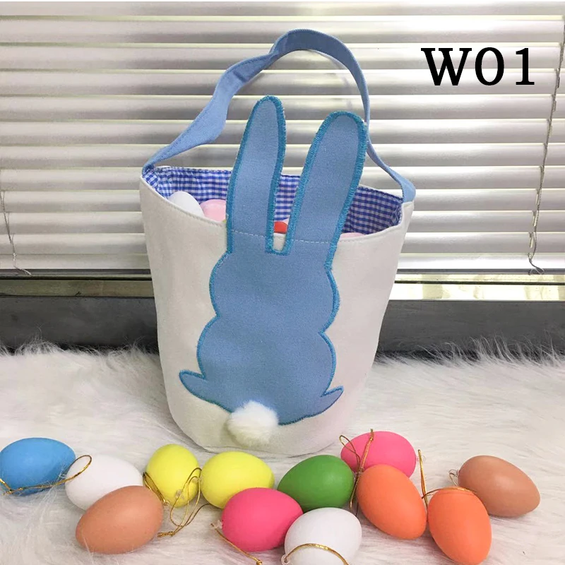 Оптовая продажа Пасхальная корзина в виде зайчика 20 шт./лот однограммовая