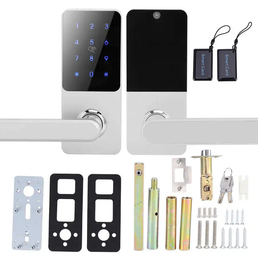 

Electronic Door Lock Apartment Password Lock Smart App Remote Control Card Mechanical Key Unlocking Lock