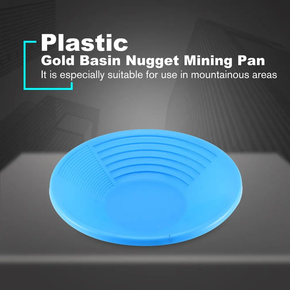 Пластиковый Золотой Умывальник Nugget горная сковорода с двойным лотком для