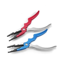 fishing plier scissor braid line lure cutter hook remover tackle tool cutting fish use tongs scissors fishing pliers