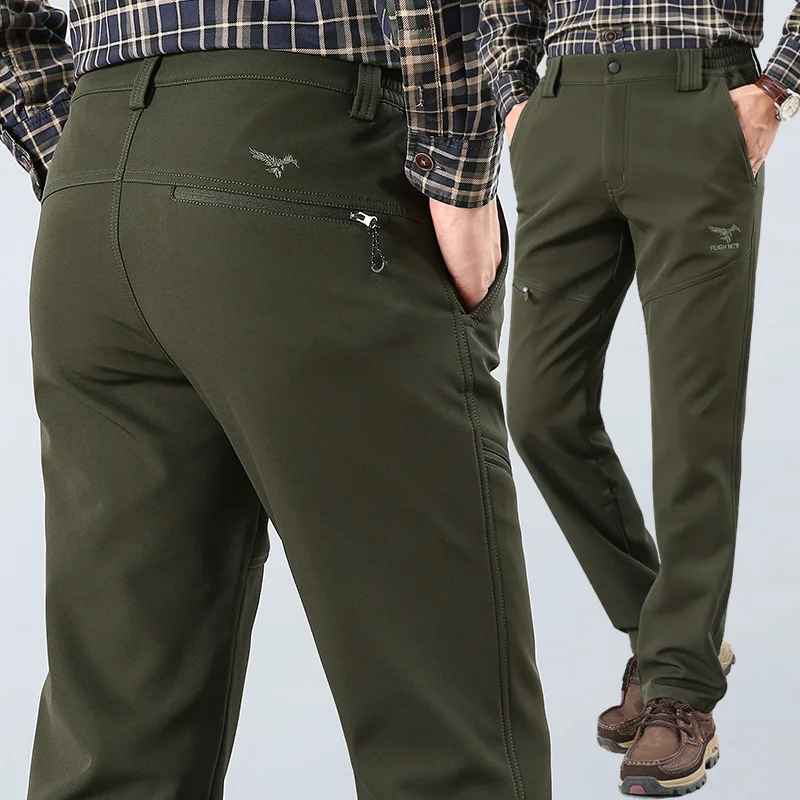 Брюки карго мужские водонепроницаемые мотоциклетные зимние штаны на молнии